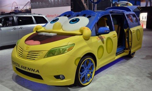 《海绵宝宝：海陆大出击》x TOYOTA 宣传车款 LA 2014 车展亮相